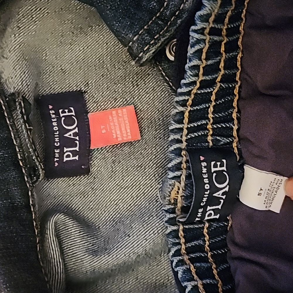 Girls 5t denim jacket and skirt - Picture 5 of 5
